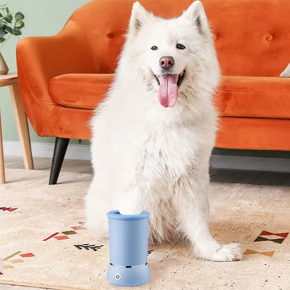 Dog Pet Paw Washer Automatic Paw Foot Cleaner with Rechargeable Cup for Small Medium Large Breed Dogs Cats Paw Foot Washer Cup